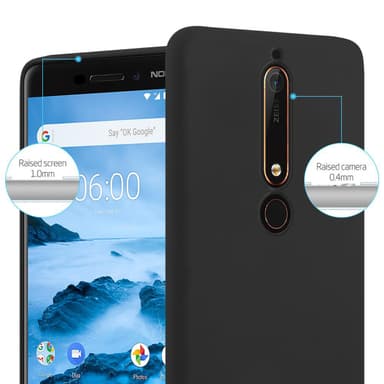 Skal Nokia 6.1 Fodral Case (Svart)