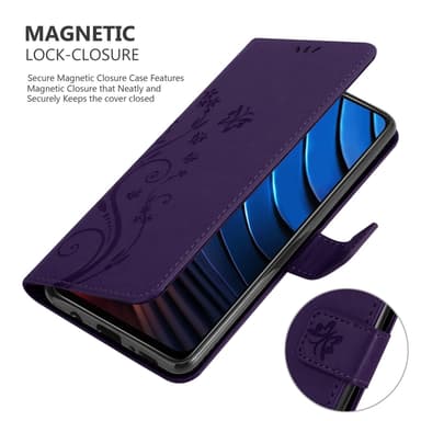 Xiaomi POCO X3 GT Plånboksfodral Skal (Lila)