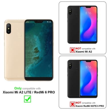 Xiaomi Mi A2 LITE / RedMi 6 PRO Plånboksfodral Skal
