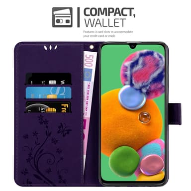 Samsung Galaxy A90 5G Plånboksfodral Skal (Lila)