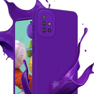 Samsung Galaxy A51 4G / M40s Skal Fodral Case (Lila)