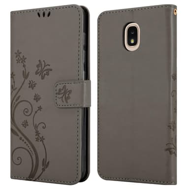 Samsung Galaxy J3 2018 Plånboksfodral Skal (Grå)
