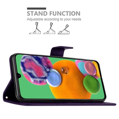 Samsung Galaxy A90 5G Plånboksfodral Skal (Lila)