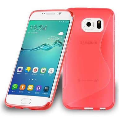 Samsung Galaxy S6 EDGE PLUS Skal Fodral Case (Röd)