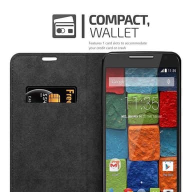 Motorola MOTO X2 Skal Fodral Case (Svart)