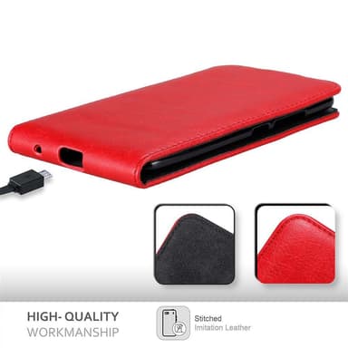 ZTE Axon 7 Flipfodral Skal (Röd)