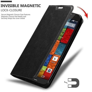 Motorola MOTO X2 Skal Fodral Case (Svart)