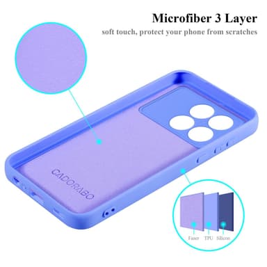 Xiaomi Poco X6 Pro Skal Fodral Case (Lila)