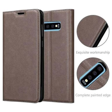Samsung Galaxy S10 PLUS Skal Fodral Case (Brun)