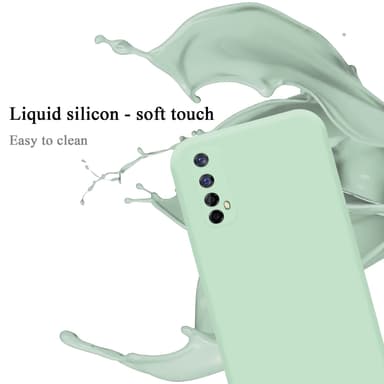 Realme 7 5G Skal Fodral Case (Grön)