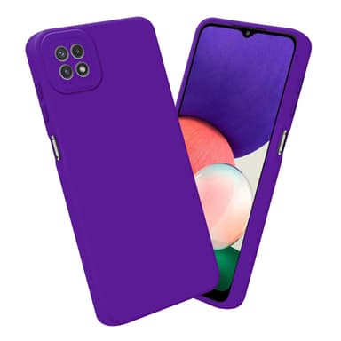 Samsung Galaxy A22 5G Skal Fodral Case (Lila)