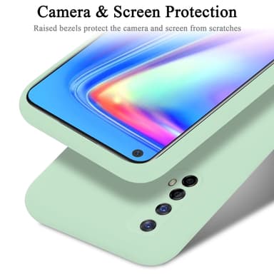 Realme 7 5G Skal Fodral Case (Grön)