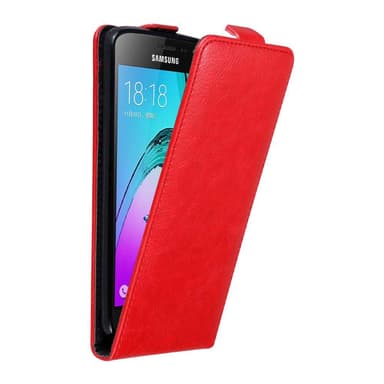 Samsung Galaxy J3 2016 Flipfodral Skal (Röd)