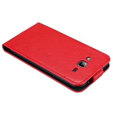 Samsung Galaxy J3 2016 Flipfodral Skal (Röd)