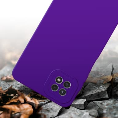 Samsung Galaxy A22 5G Skal Fodral Case (Lila)