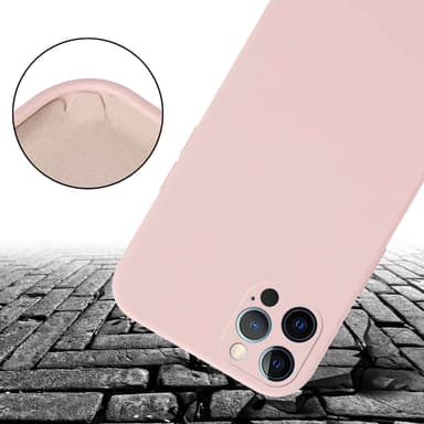 iPhone 12 / 12 PRO Skal Fodral Kedja (Rosa)
