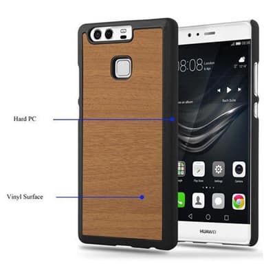 Huawei P9 Skal Fodral Case (Brun)