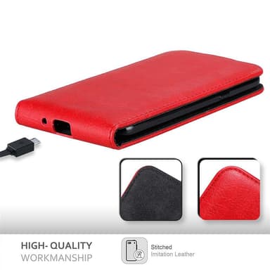 Samsung Galaxy J3 2016 Flipfodral Skal (Röd)