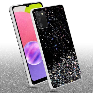 Samsung Galaxy A03s Skal Fodral Case (Svart)