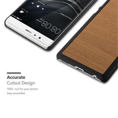Huawei P9 Skal Fodral Case (Brun)
