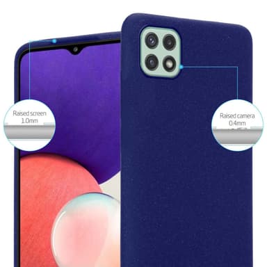 Skal Samsung Galaxy A22 5G Fodral Case (Blå)
