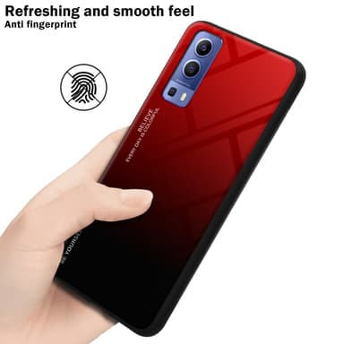 Vivo Y52 5G / Y72 5G Skal Fodral Case (Svart)