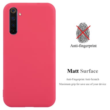 Skal Realme 6 PRO Fodral Case (Röd)