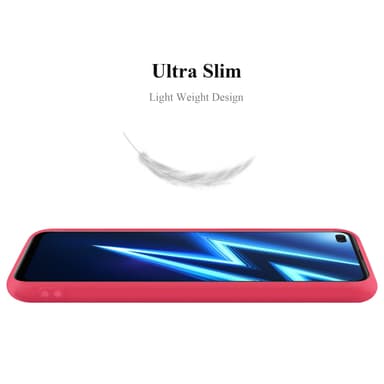 Skal Realme 6 PRO Fodral Case (Röd)