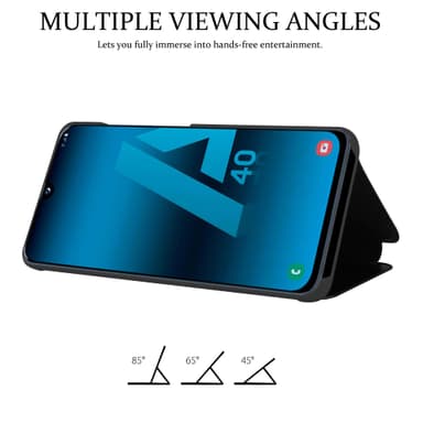 Samsung Galaxy A40 Plånboksfodral Skal (Svart)
