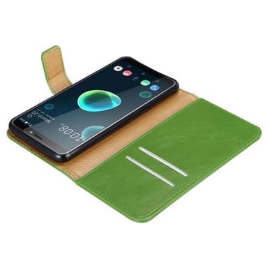 HTC Desire 12 PLUS Plånboksfodral Skal (Grön)