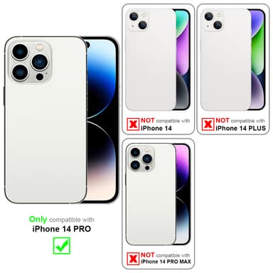 Skal iPhone 14 PRO Fodral Case (Lila)
