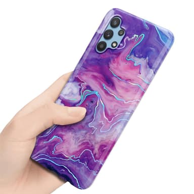Samsung Galaxy A32 5G Plånboksfodral Skal (Lila)