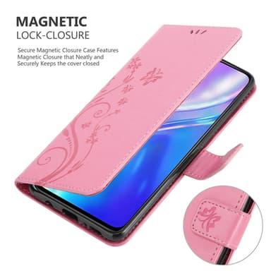 Realme X2 / XT / Oppo K5 Plånboksfodral Skal (Rosa)