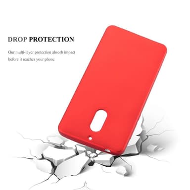Skal Nokia 6 2017 Fodral Case (Röd)