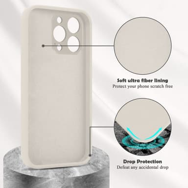 iPhone 14 PRO Skal Fodral Case (Grå)