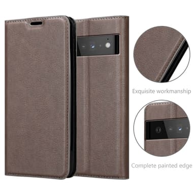Google PIXEL 6 PRO Skal Fodral Case (Brun)