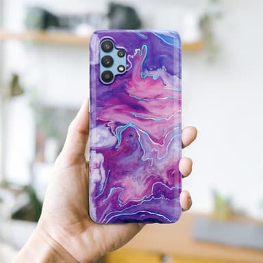 Samsung Galaxy A32 5G Plånboksfodral Skal (Lila)