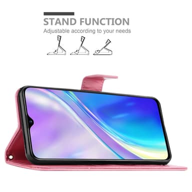 Realme X2 / XT / Oppo K5 Plånboksfodral Skal (Rosa)