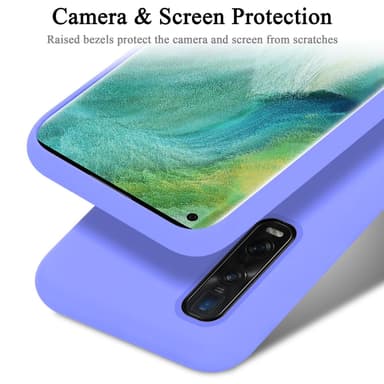 Oppo FIND X2 PRO Skal Fodral Case (Lila)