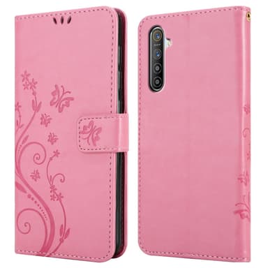 Realme X2 / XT / Oppo K5 Plånboksfodral Skal (Rosa)