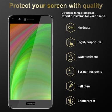 Honor V8 3x Skyddsglas Skyddsfilm Skärmskydd