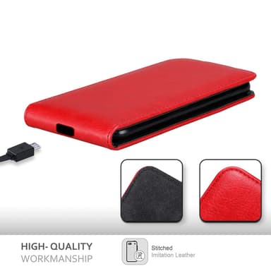 OnePlus Nord 2 5G Flipfodral Skal (Röd)