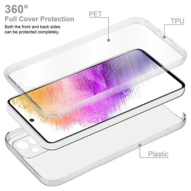 Skal Samsung Galaxy A73 5G Fodral Case (Transparent)