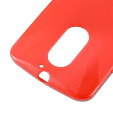Motorola MOTO X3 Skal Fodral Case (Röd)