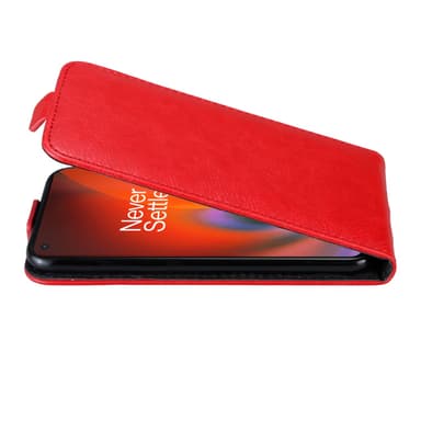 OnePlus Nord 2 5G Flipfodral Skal (Röd)