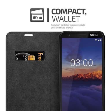 Nokia 3.1 Skal Fodral Case (Svart)