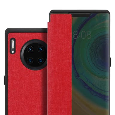 Huawei MATE 30 PRO Plånboksfodral Skal (Röd)