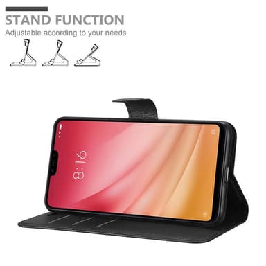 Xiaomi Mi 8 LITE Plånboksfodral Skal (Svart)