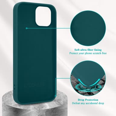 iPhone 14 PLUS Skal Fodral Case (Grön)