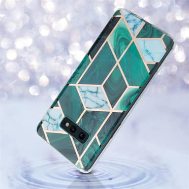Samsung Galaxy S10 4G Plånboksfodral Skal (Grön)